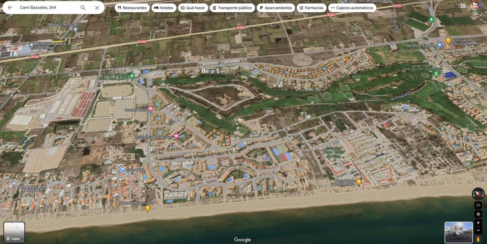 הוילה Casa De Playa En Oliva Al Lado Del Met Y Campo De Golf מראה חיצוני תמונה